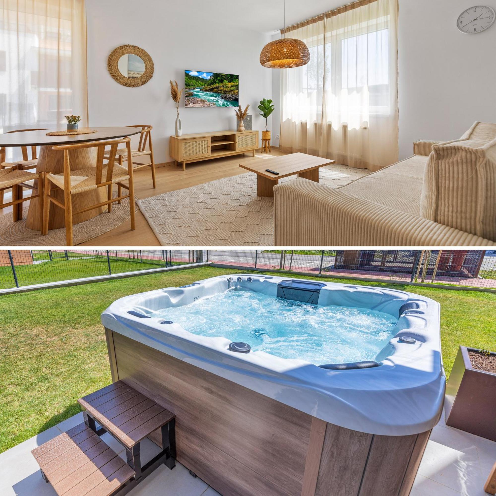Boho Apt W Jacuzzi, Grill & Garden Modra Buitenkant foto